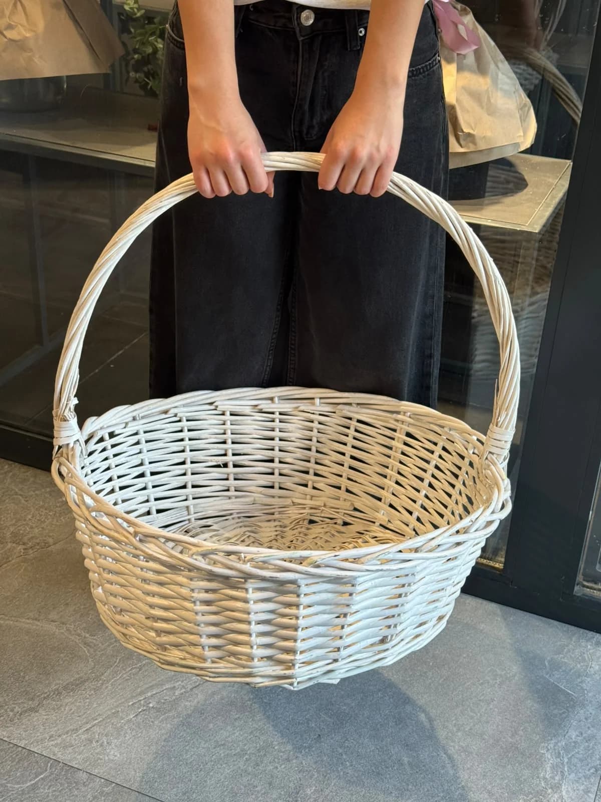 Basket White XXL