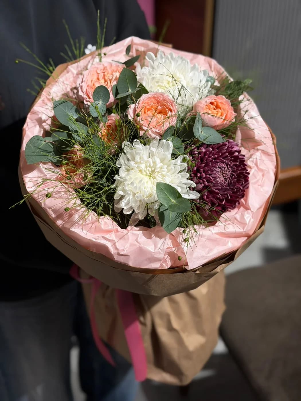 Mix bouquet of Juliet, Gazelle, Bigoudi & Asparagus.