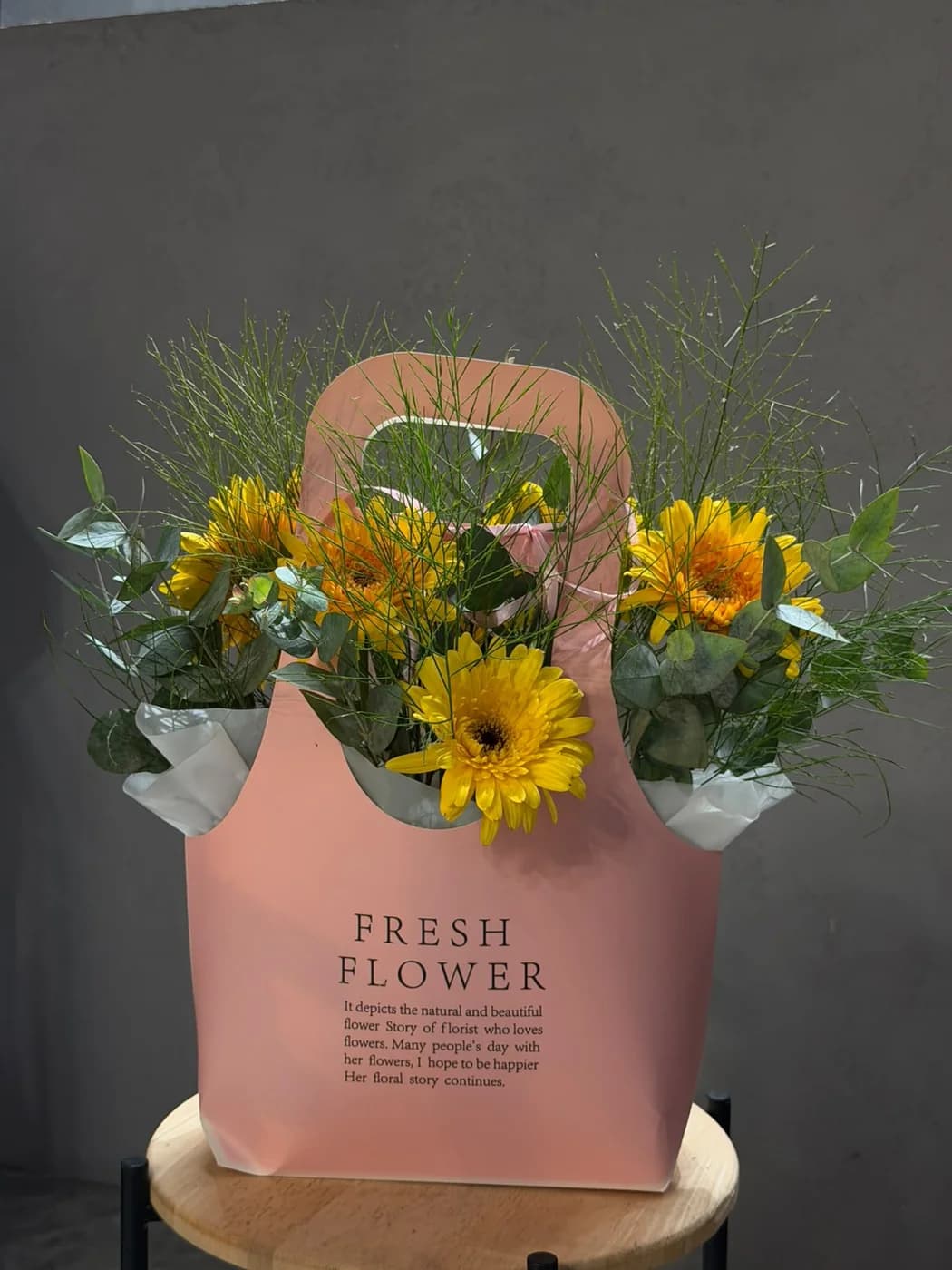 Arrangement of Yellow Gerberas